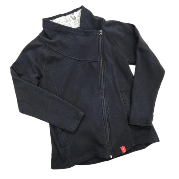 APPLE Clothing "BEATLES" FLEECE Zip Jacket,Blk/Wht, Women's Medium (listing as) - Picture 4 of 12